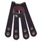 1" Adjustable Latigo Leather Bracelets – DIY Hot & Foil Stamping, Laser Engraving Blanks (6 Pack)